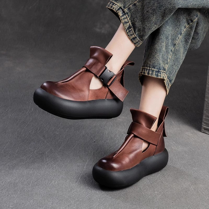 Nuevos zapatos retro de mujer