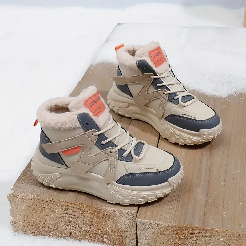 zapatos de algodón en versión coreana