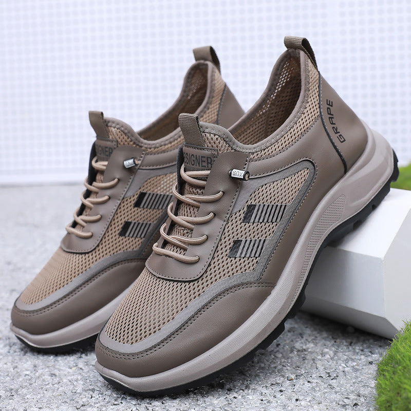 Zapatos casuales transpirables de malla para hombre