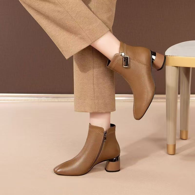 botas martin británicas con tacón grueso