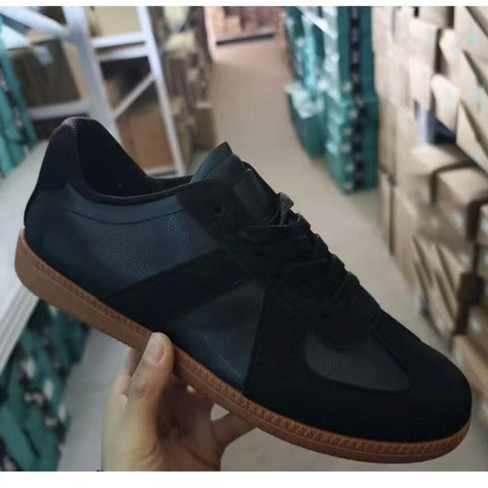 Nuevos zapatos de entrenamiento alemán 2025 zapatos masculinos primavera Forrest Gump zapatos de tablero de suela gruesa zapatillas deportivas de ocio retro