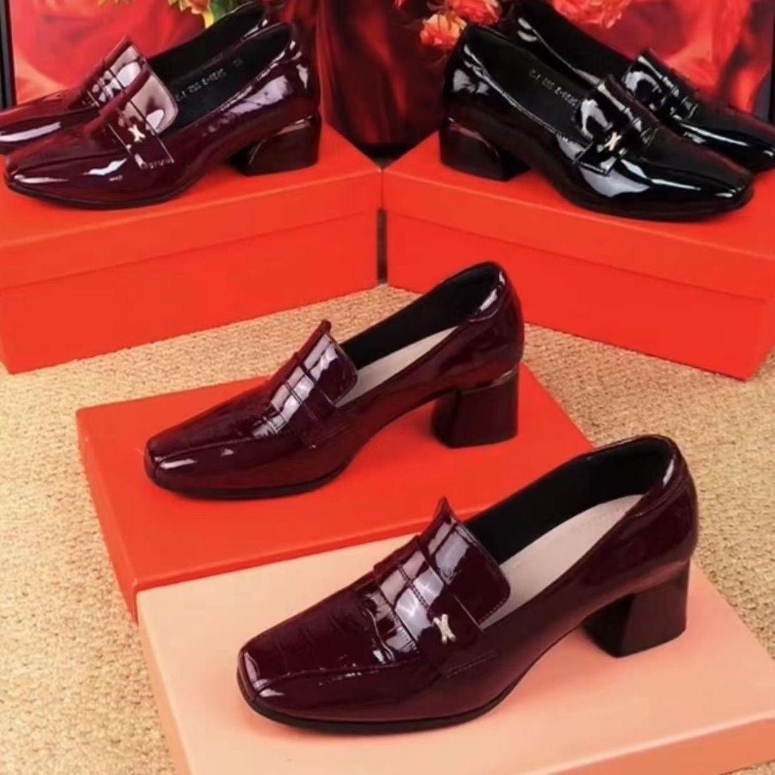 (laca x) tacones altos femeninos