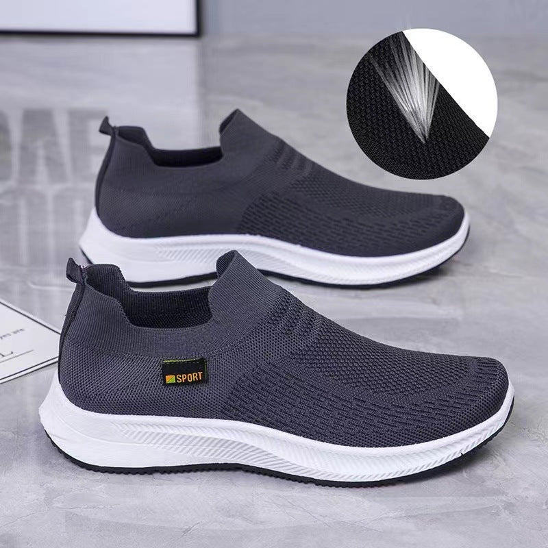 2024 zapatos de malla sin cordones de nuevo estilo