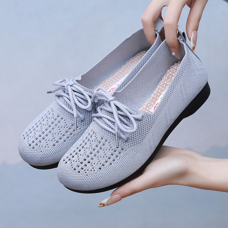 Zapatos de malla transpirables de suela suave de verano