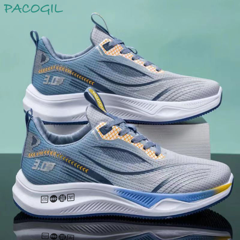 Zapatos masculinos 2024 nuevo modelo de primavera los perezosos pedalean zapatillas deportivas de carrera los hombres trabajan de ocio los zapatos de moda del padre Forrest Gump