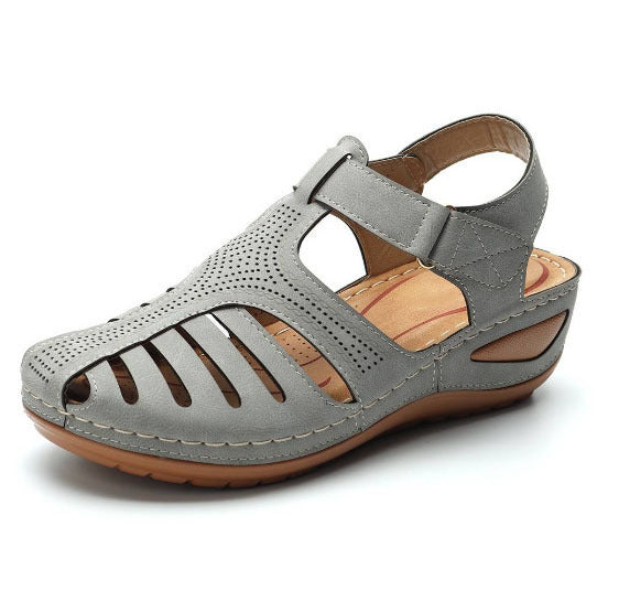 Sandalias de plataforma para mujer estilo vintage