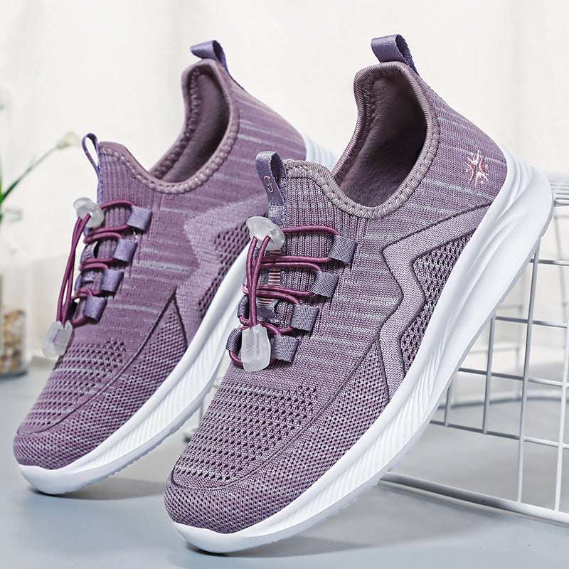 Zapatos nuevos zapatos para mujeres, mediana edad y ancianos en primavera 2025