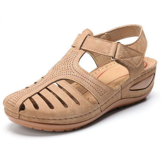 Sandalias de plataforma para mujer estilo vintage