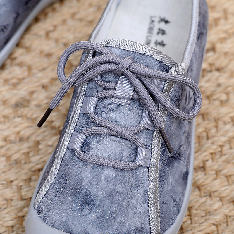 Zapatos de tela de primavera y otoño 2025 zapatos de madre de moda y ocio con suelas blandas