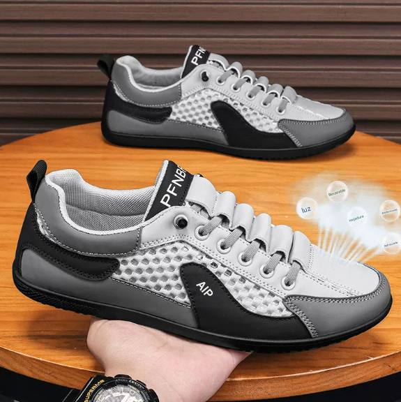 Zapatos casuales de cuero para hombres de medio apoyo 2025 nuevos