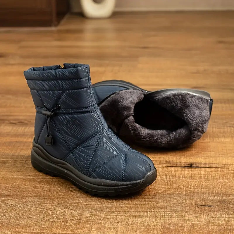 Nuevas botas de algodón polar de invierno.