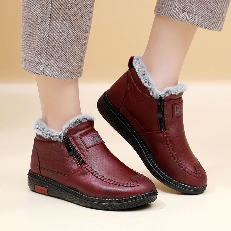 Zapatos de algodón grueso de invierno