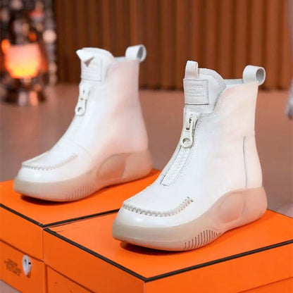 Nuevas botas de nieve de invierno para mujer.