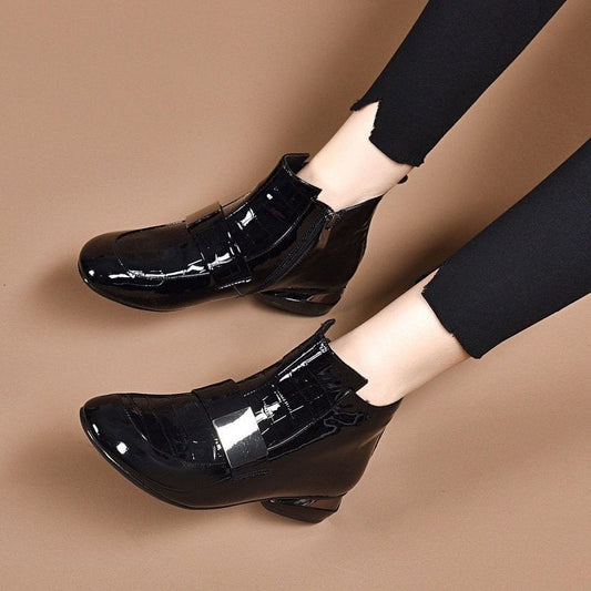 Botines de charol