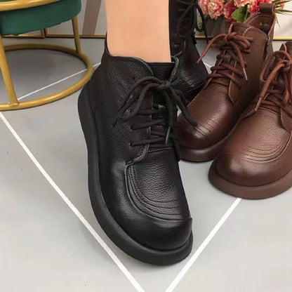 2025 botas cortas de cuero nuevas