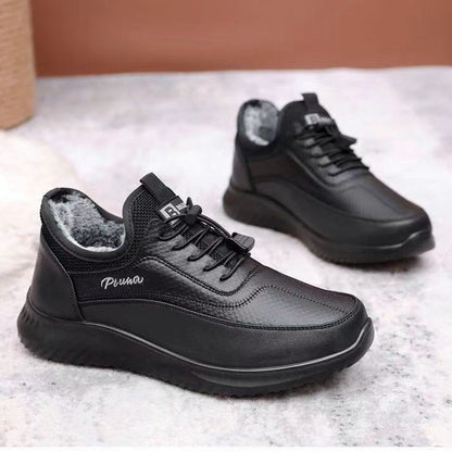 Zapatos de invierno sin cordones para hombre