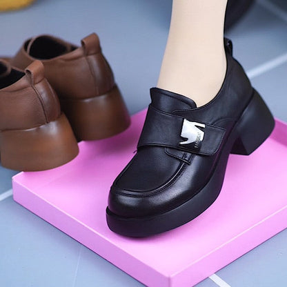 Zapatos de cuero estilo británico