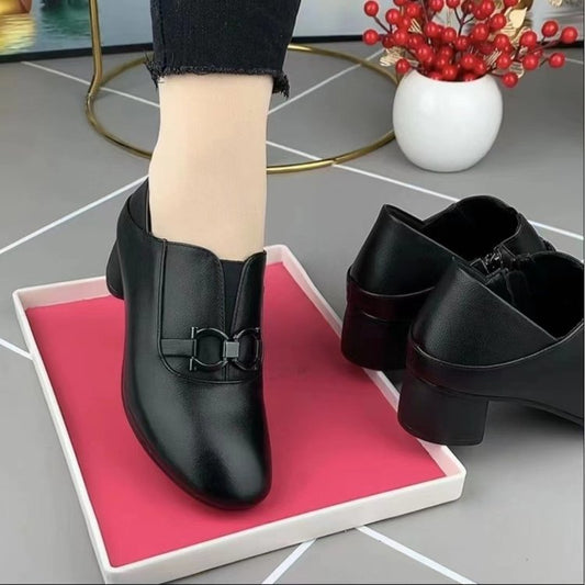 Tacones gruesos de mujer