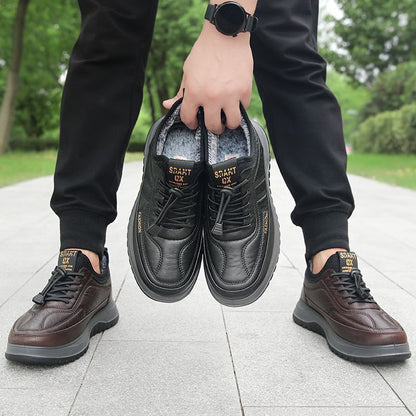 Zapatos de algodón de suela gruesa para otoño e invierno.