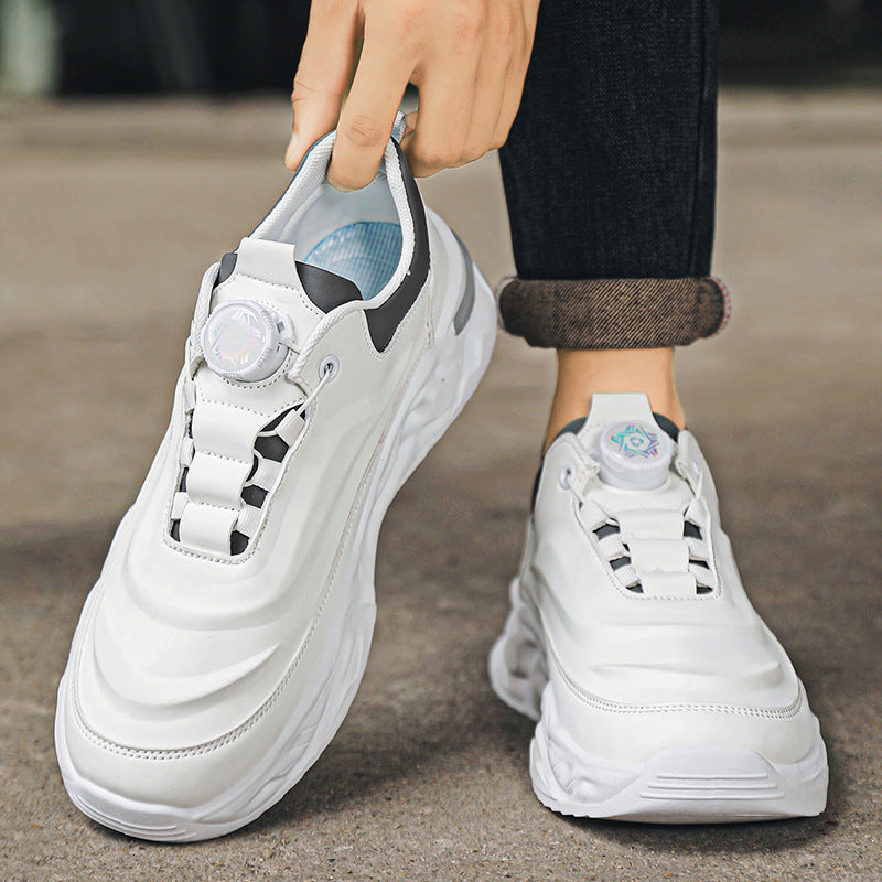 2025 nuevos zapatos de papá con botones