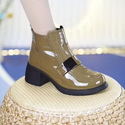 Botines de charol