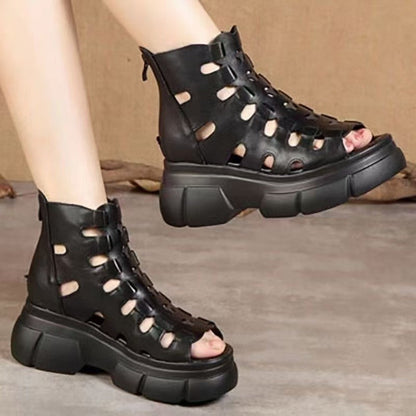 Sandalias con botas Martin para mujer