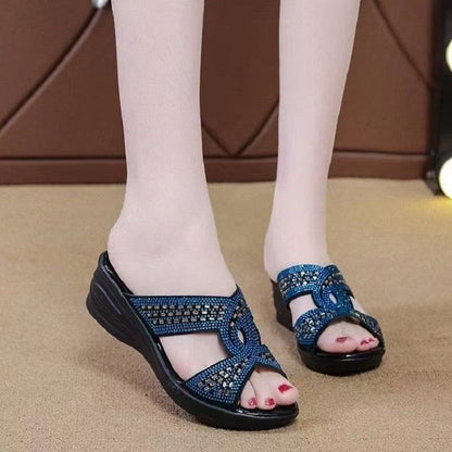 Sandalias de cuña antideslizantes