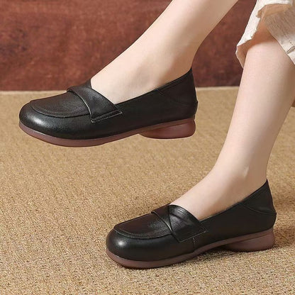 Zapatos de piel con suela blanda y tendón de ternera
