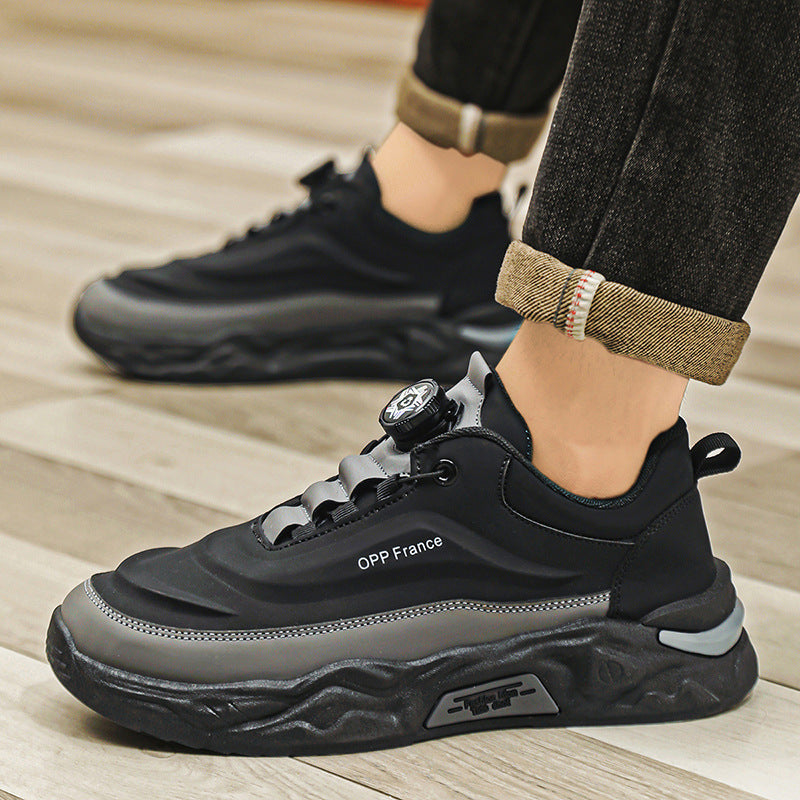 2025 nuevos zapatos de papá con botones