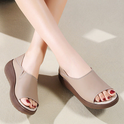 Sandalias perezosas de suela gruesa