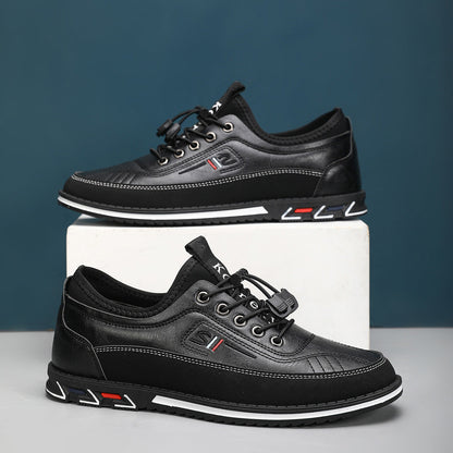 Zapatos casuales de piel (tallas grandes)