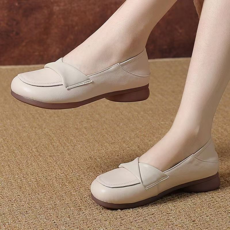 Zapatos de piel con suela blanda y tendón de ternera