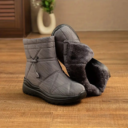 Nuevas botas de algodón polar de invierno.