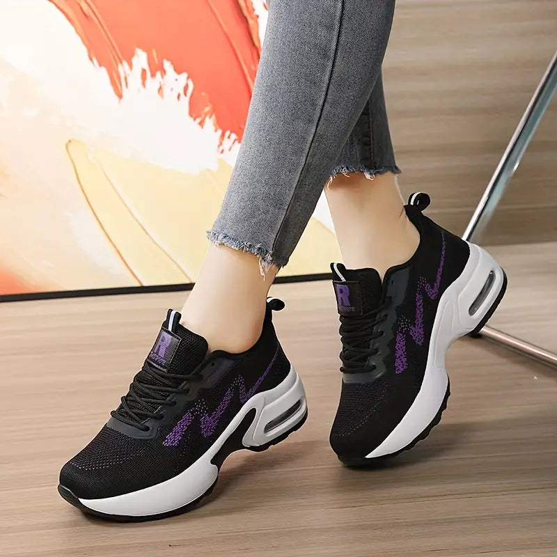 Zapatillas deportivas transpirables.