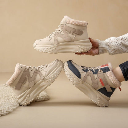 zapatos de algodón en versión coreana