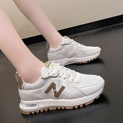 Zapatillas blancas ligeras para correr