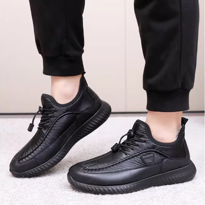 Zapatos de hombre gruesos y cálidos