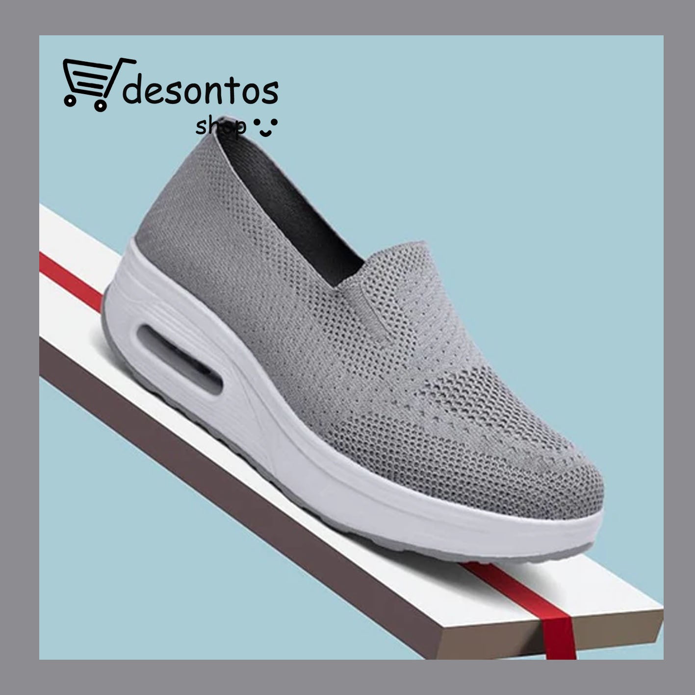 Zapatos ortopédicos de punto con colchón de aire