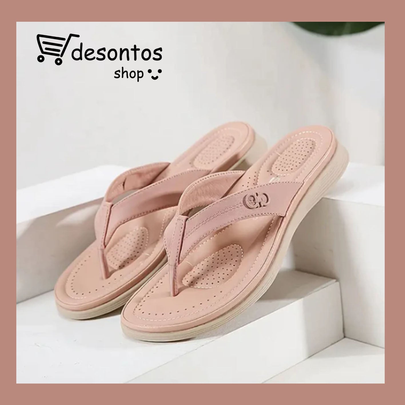 Chanclas mujer color liso