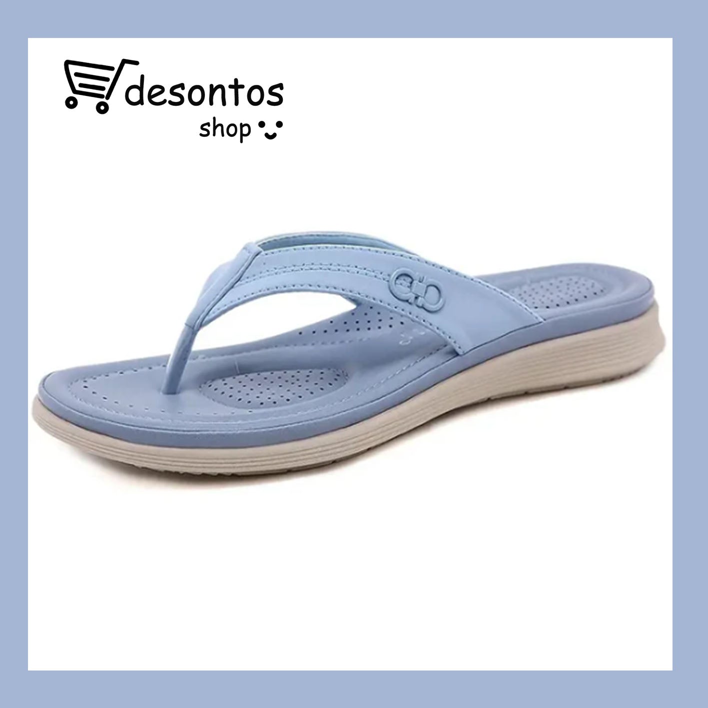 Chanclas mujer color liso