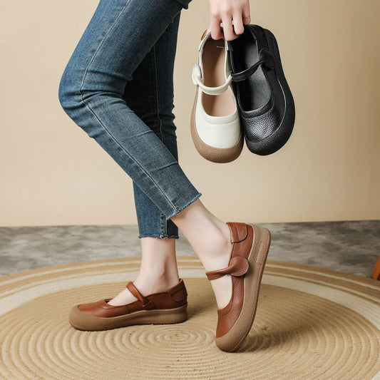 2026 Nuevos zapatos piel vacuno primera capa.