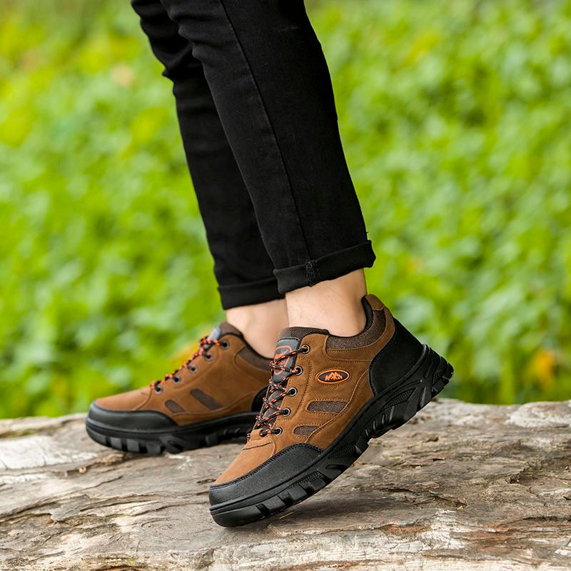 Zapatillas deportivas de cuero antideslizantes