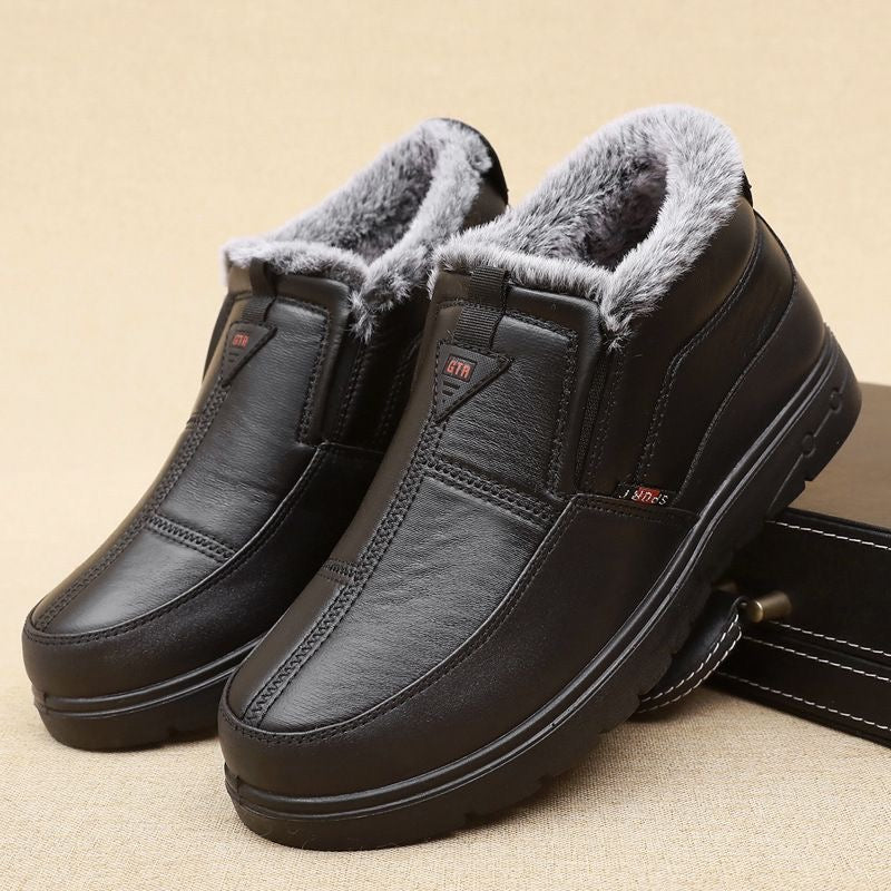 Zapatos cálidos de terciopelo grueso para hombre