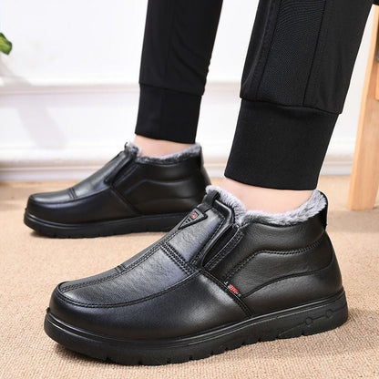 Zapatos cálidos de terciopelo grueso para hombre