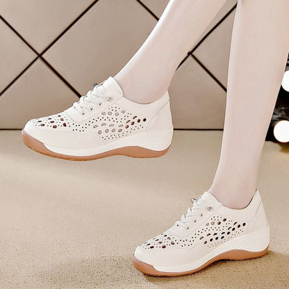 Bailarinas de piel suave caladas26706