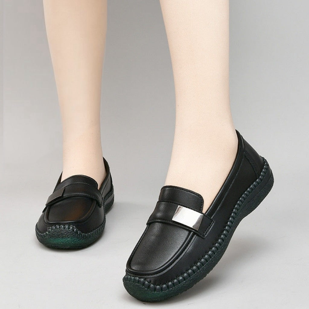 2025Zapatos planos antideslizantes de primavera