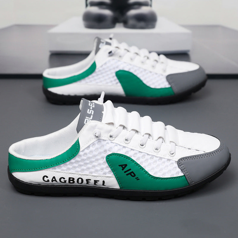 Zapatos casuales de cuero para hombres de medio apoyo 2025 nuevos