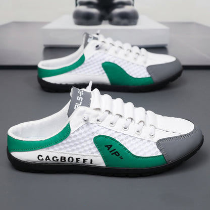 Zapatos casuales de cuero para hombres de medio apoyo 2025 nuevos