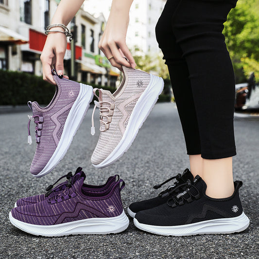 Zapatos nuevos zapatos para mujeres, mediana edad y ancianos en primavera 2025