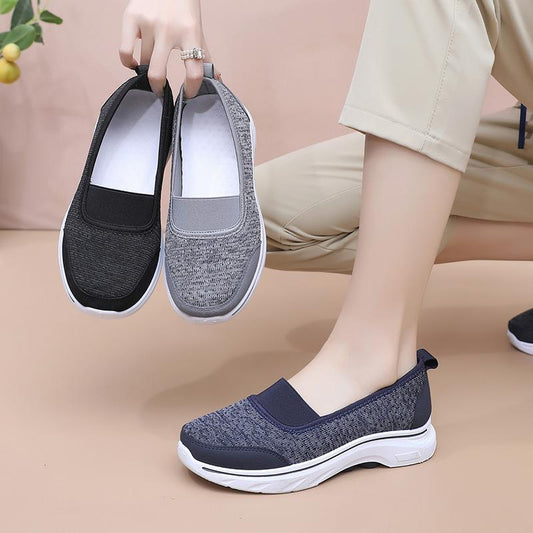 Zapatos casuales ligeros sin cordones para mujer